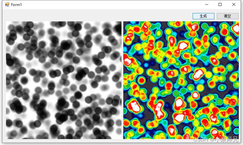 C#如何实现简易灰度图和酷炫HeatMap热力图winform