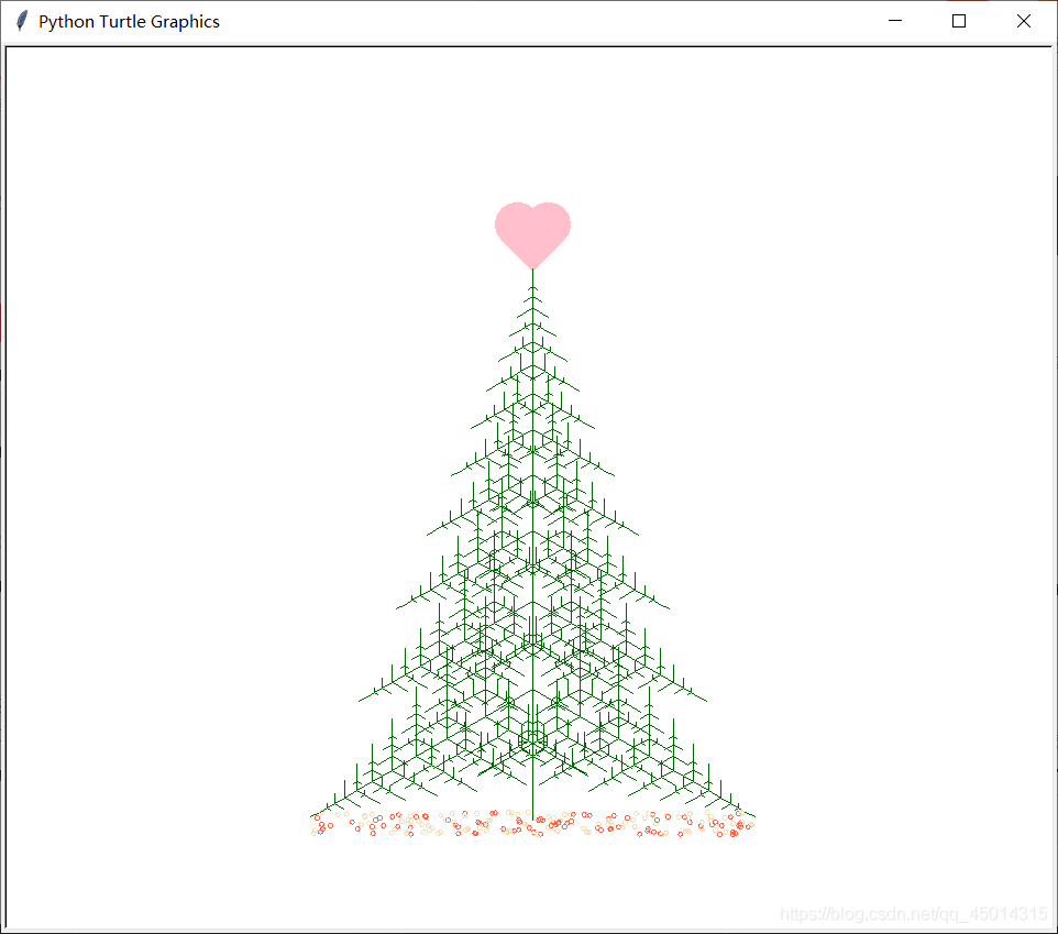 怎么用Python绘制爱心圣诞树