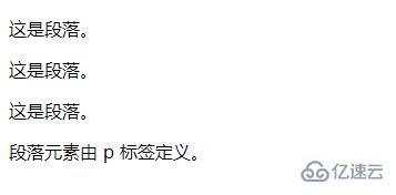 html5中p指的是什么意思