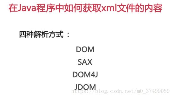 Java解析XML的方式有哪些