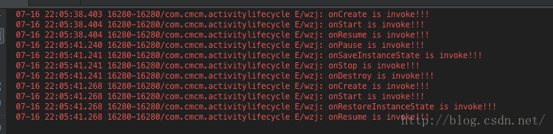 Android中Activity生命周期調用的示例分析