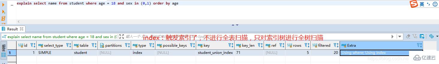 MySql中sql怎么优化