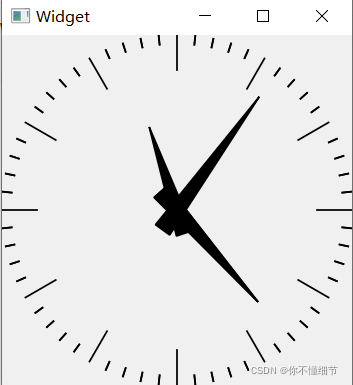 C++中Qt如何绘制时钟界面