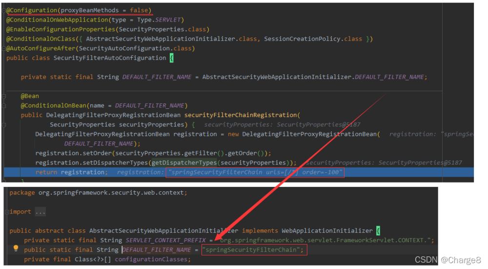 Spring Security过滤器链加载执行流程的示例分析