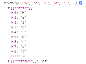 JavaScript的Set数据结构是什么