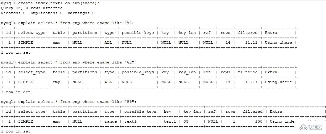 mysql索引失效的现象有哪些