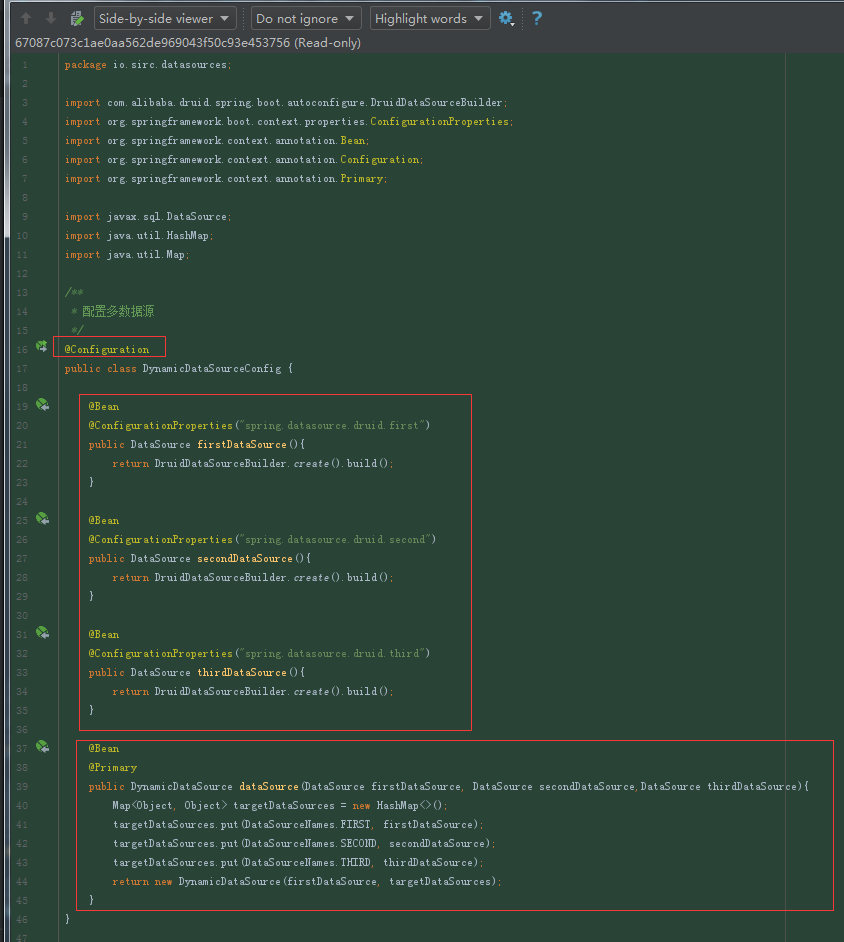 SpringBoot +DynamicDataSource如何切换多数据源