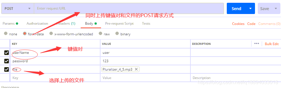 postman模拟post请求的四种请求体分别是什么