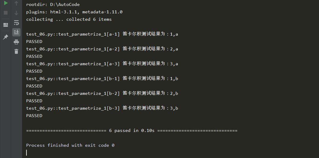 Python的pytest参数化实例分析