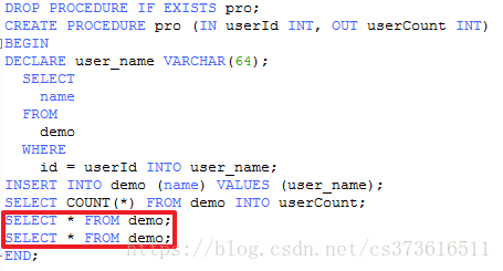 mybatis如何调用mysql存储过程