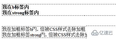 CSS怎样去掉b加粗和strong加粗标签样式