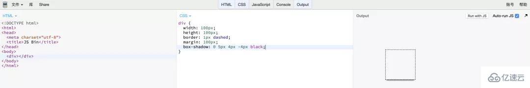 CSS怎么实现层叠上下文、单侧投影和半透明边框效果