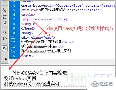 css div对象设置内容缩进排版的方法是什么