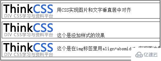 CSS怎么实现图片与文字在一排时垂直居中