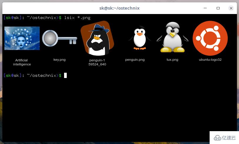 Linux下如何使用lsix显示缩略图