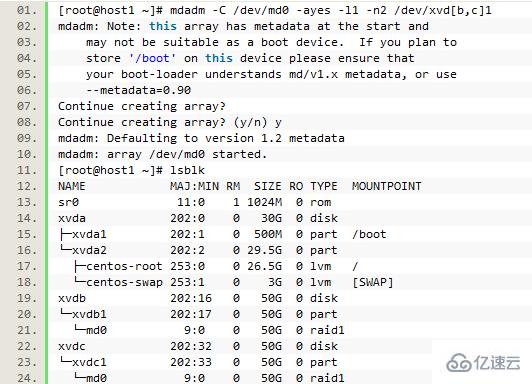 Linux下怎么部署软Raid