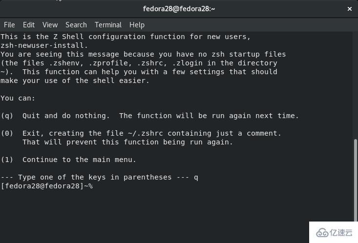 Fedora Linux中怎么设置ZShell