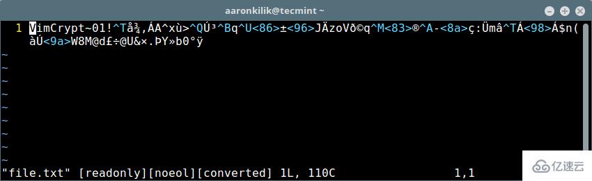 Linux下怎么使用Vim加密文件