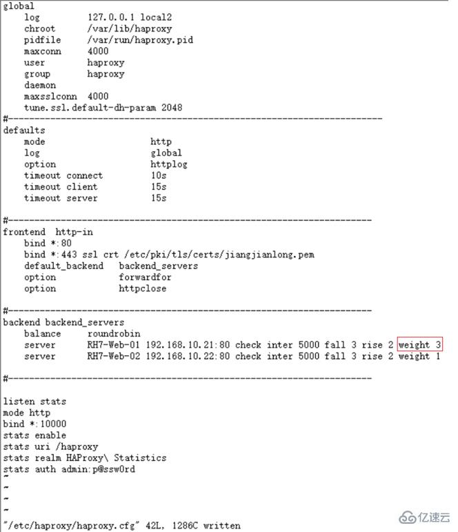 Linux中如何配置HAProxy實(shí)現(xiàn)Web負(fù)載均衡