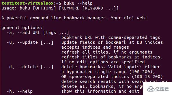 Ubuntu下怎么使用buku書簽管理器