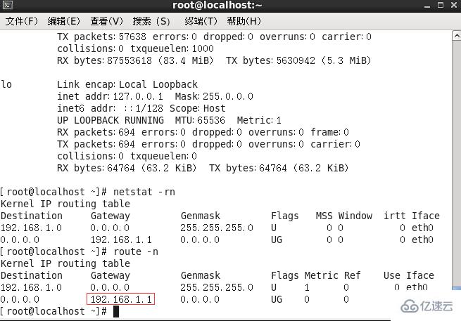 Linux下如何查询网关