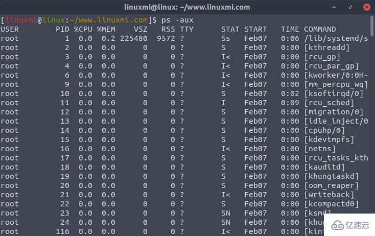 Linux ps命令的使用方法有哪些