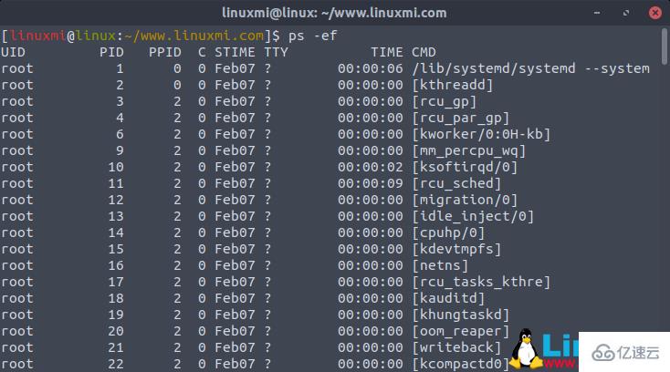 Linux ps命令的使用方法有哪些