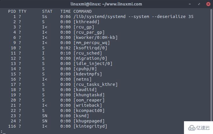 Linux ps命令的使用方法有哪些