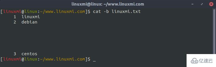 怎么使用Linux cat命令