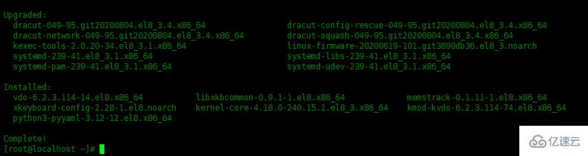 Centos8中怎么使用VDO優(yōu)化存儲空間