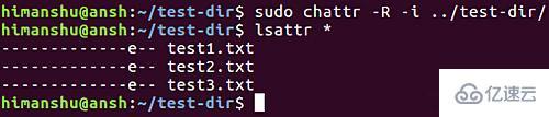 Linux的chattr命令使用实例分析