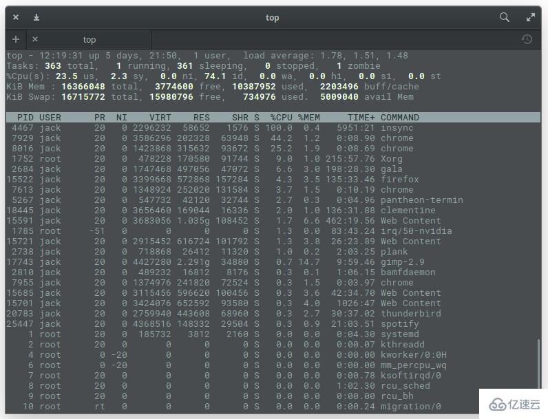 Linux下如何查看内存