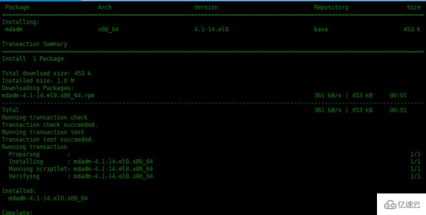 Linux下如何搭建RAID1磁盘阵列