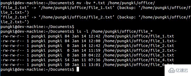 Linux的mv命令如何使用