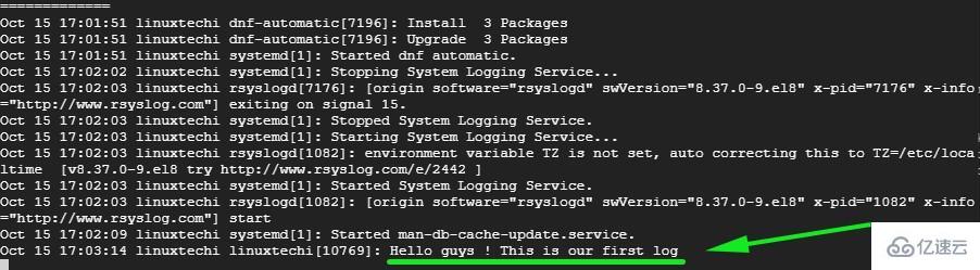 CentOS8中怎么配置Rsyslog