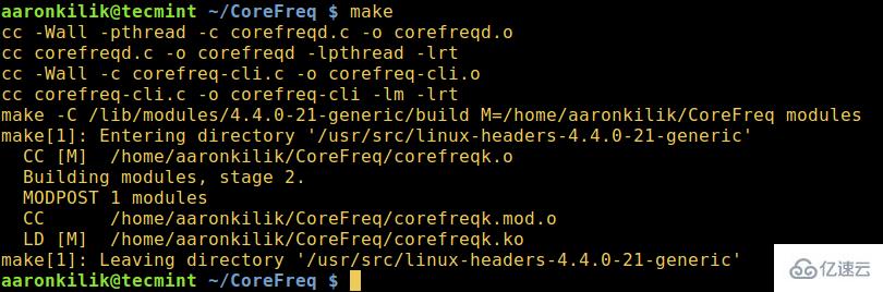 Linux下如何安装和使用CoreFreq