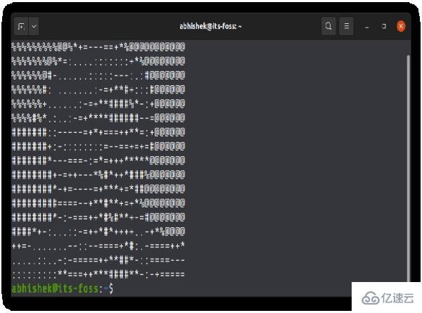 Linux中如何将图像转换成ASCII艺术