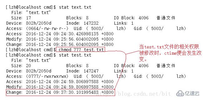 Linux系统文件中的三个时间是什么