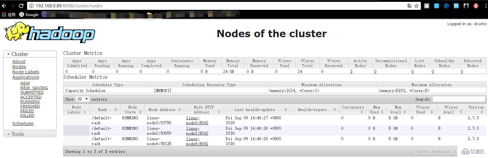 Linux中如何部署Hadoop集群