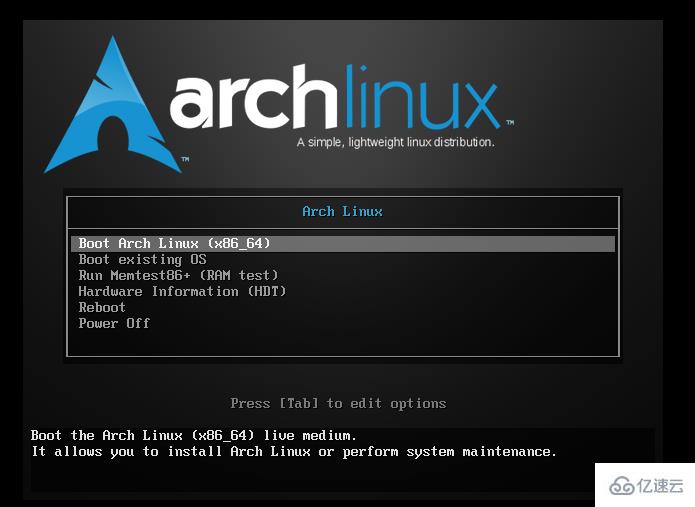 虛擬機中怎么安裝Arch Linux