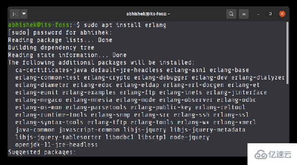Ubuntu中怎么安装Erlang