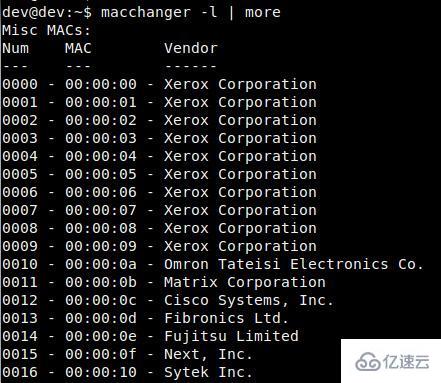 Linux中MAC地址欺骗的示例分析