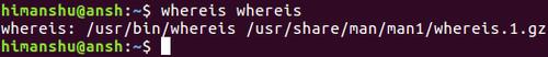 whereis命令使用实例有哪些
