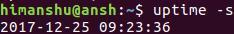 uptime命令如何使用