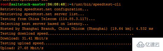 Linux下如何安装并使用Speedtest