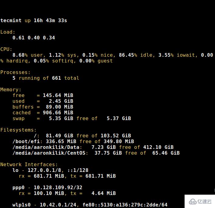 Linux中怎么安装并使用rtop