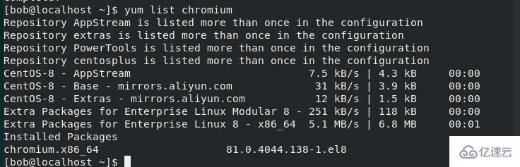 CentOS8中怎么安装Chromium浏览器