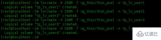 Centos8中怎么创建LVM的精简逻辑卷