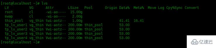 Centos8中怎么创建LVM的精简逻辑卷