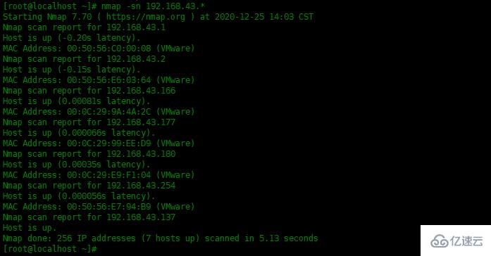 linux系统中如何使用nmap命令